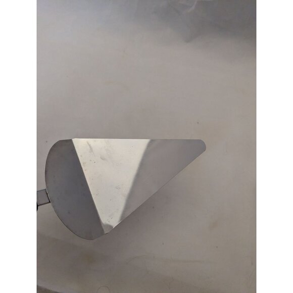 Vintage Chromium Cake Pie Spatula Server 10 1/2" Black Handle - Picture 7 of 7